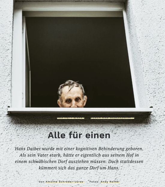 Durch das Dorf behütet